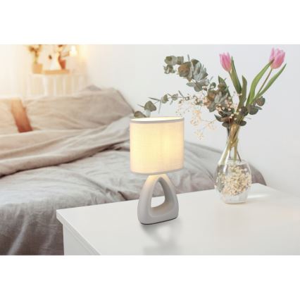 Globo - Bordlampe 1xE14/40W/230V grå