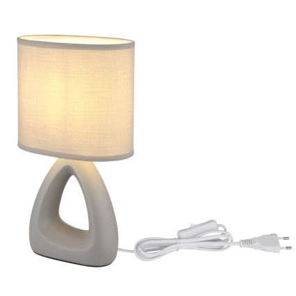 Globo - Bordlampe 1xE14/40W/230V grå