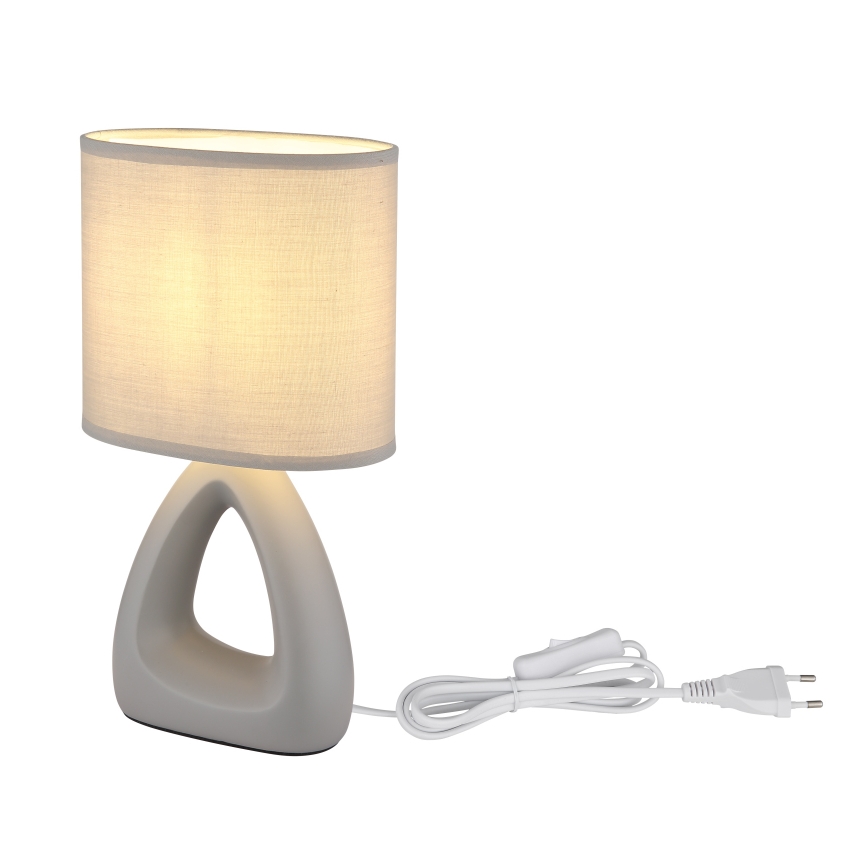 Globo - Bordlampe 1xE14/40W/230V grå
