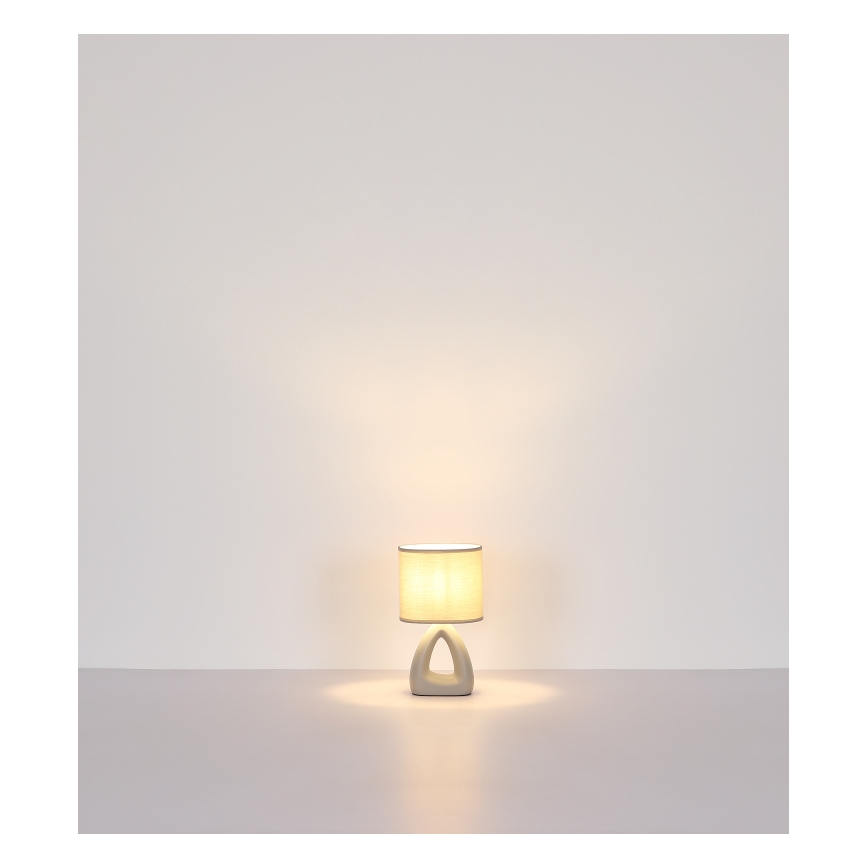 Globo - Bordlampe 1xE14/40W/230V grå