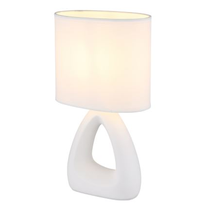 Globo - Bordlampe 1xE14/40W/230V hvid