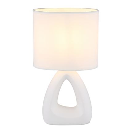 Globo - Bordlampe 1xE14/40W/230V hvid