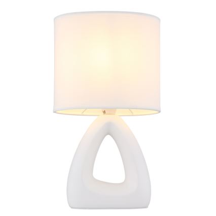 Globo - Bordlampe 1xE14/40W/230V hvid