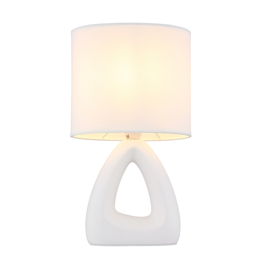 Globo - Bordlampe 1xE14/40W/230V hvid