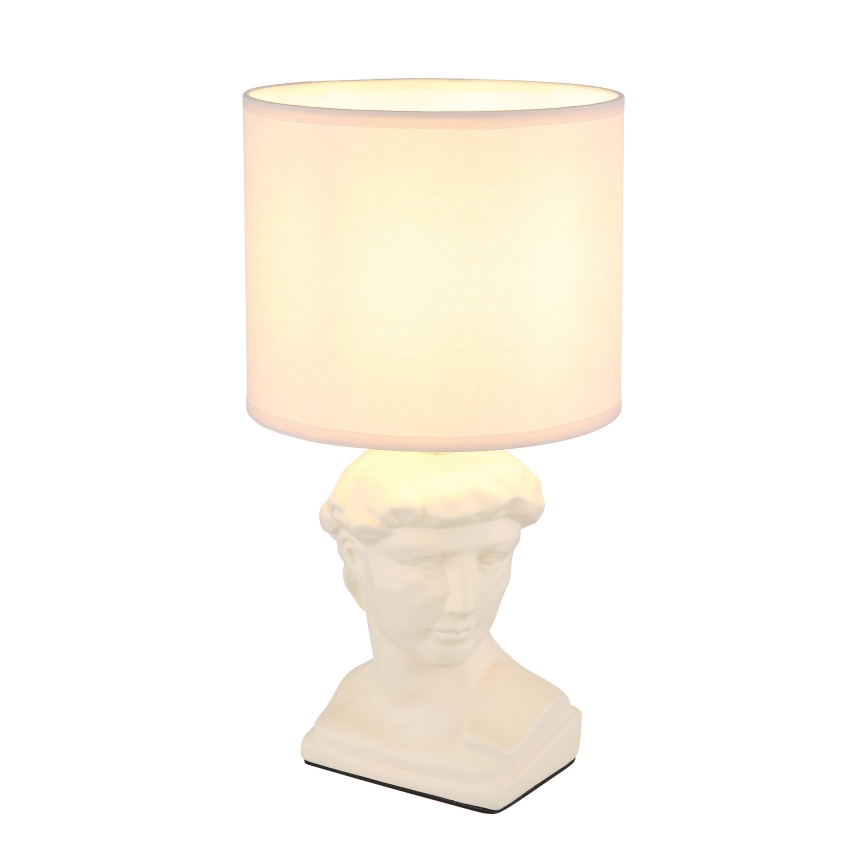 Globo - Bordlampe 1xE14/40W/230V cremefarvet