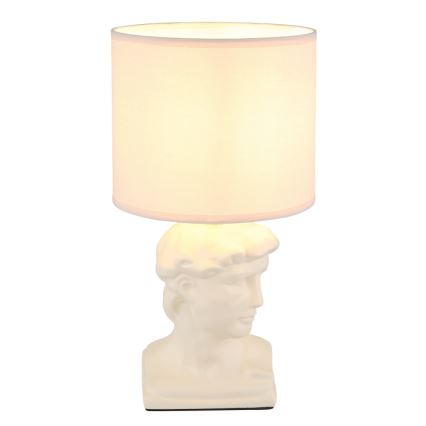 Globo - Bordlampe 1xE14/40W/230V cremefarvet