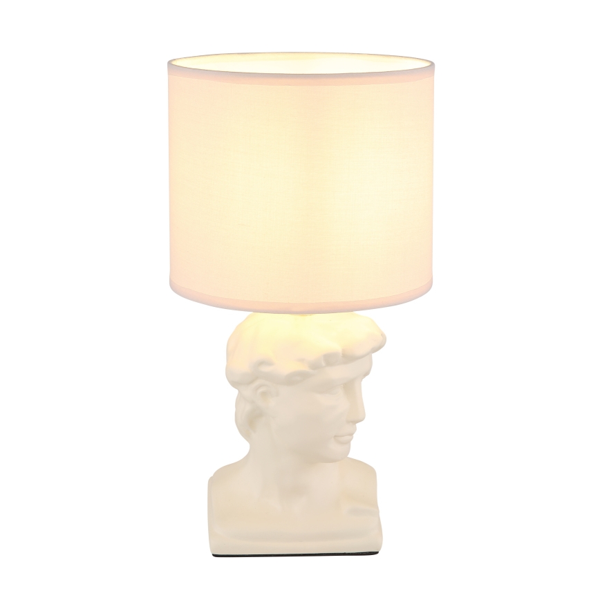 Globo - Bordlampe 1xE14/40W/230V cremefarvet