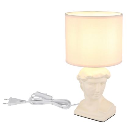Globo - Bordlampe 1xE14/40W/230V cremefarvet
