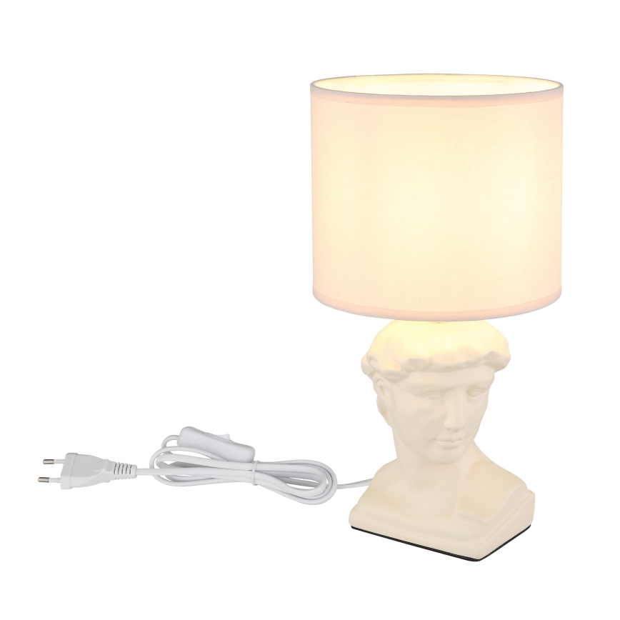 Globo - Bordlampe 1xE14/40W/230V cremefarvet