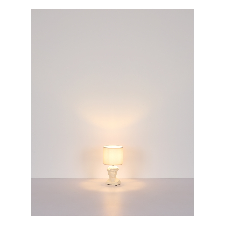 Globo - Bordlampe 1xE14/40W/230V cremefarvet