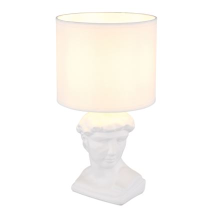 Globo - Bordlampe 1xE14/40W/230V hvid