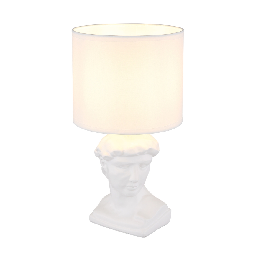 Globo - Bordlampe 1xE14/40W/230V hvid