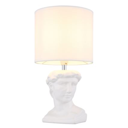 Globo - Bordlampe 1xE14/40W/230V hvid