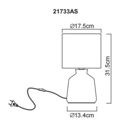 Globo - Bordlampe 1xE14/40W/230V
