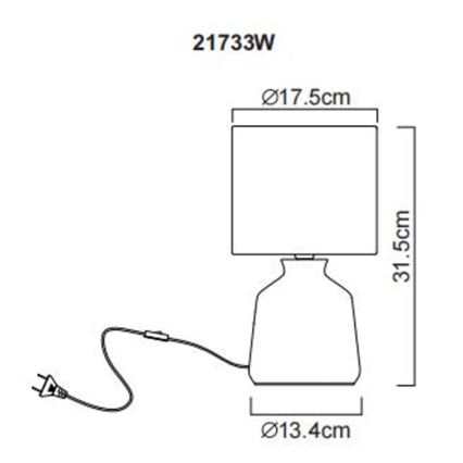 Globo - Bordlampe 1xE14/40W/230V