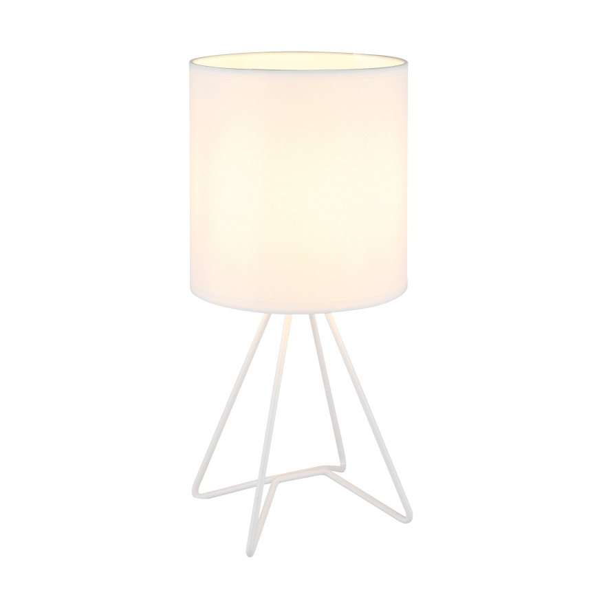 Globo - Bordlampe 1xE14/40W/230V hvid