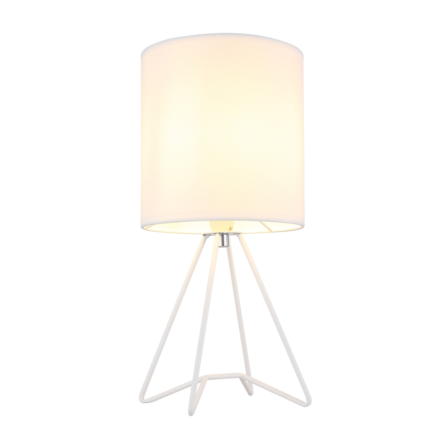 Globo - Bordlampe 1xE14/40W/230V hvid