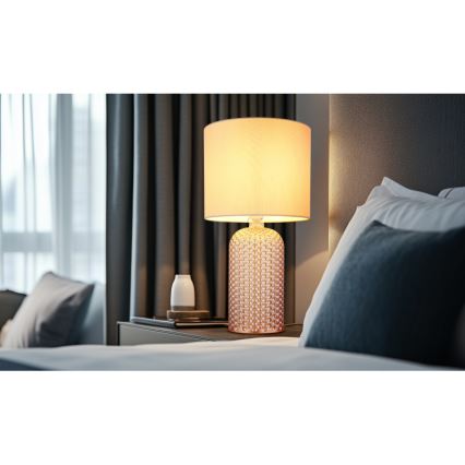 Globo - Bordlampe 1xE27/60W/230V beige