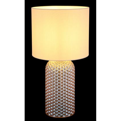 Globo - Bordlampe 1xE27/60W/230V beige