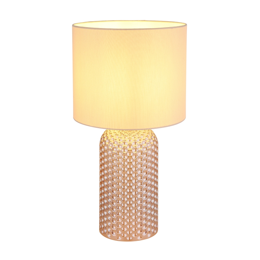 Globo - Bordlampe 1xE27/60W/230V beige