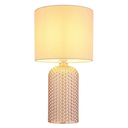 Globo - Bordlampe 1xE27/60W/230V beige