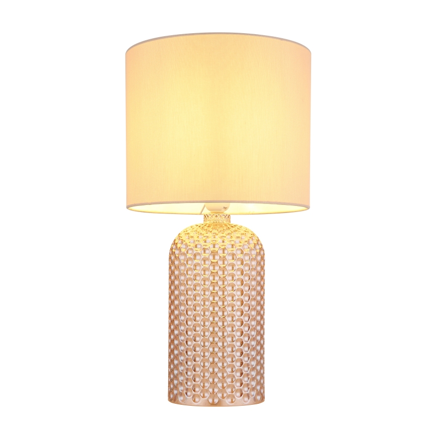 Globo - Bordlampe 1xE27/60W/230V beige