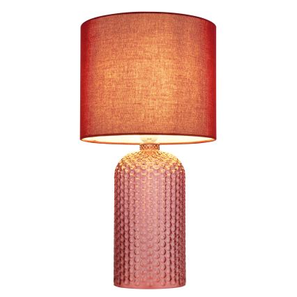 Globo - Bordlampe 1xE27/60W/230V rød