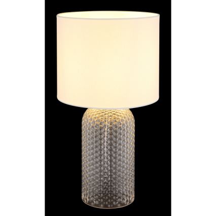 Globo - Bordlampe 1xE27/60W/230V hvid
