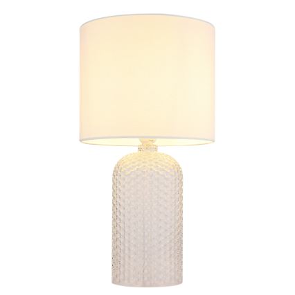 Globo - Bordlampe 1xE27/60W/230V hvid