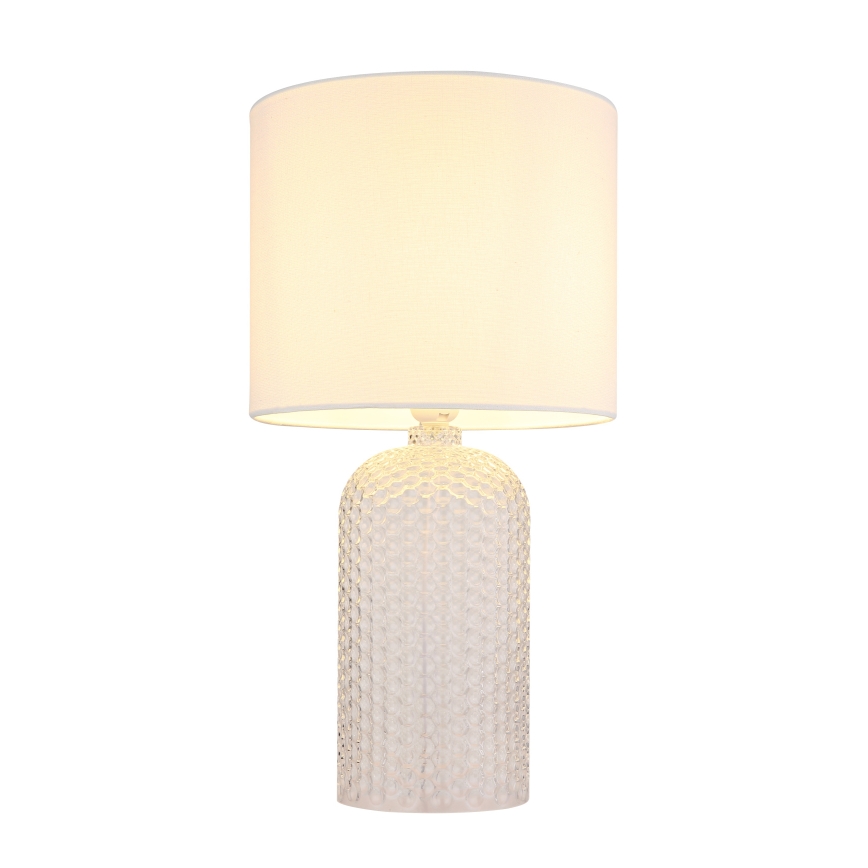 Globo - Bordlampe 1xE27/60W/230V hvid