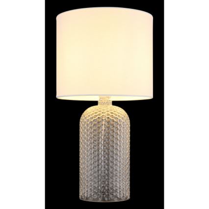 Globo - Bordlampe 1xE27/60W/230V hvid