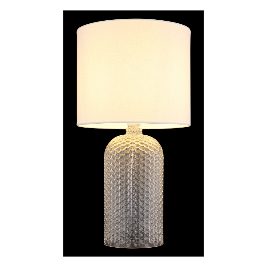 Globo - Bordlampe 1xE27/60W/230V hvid