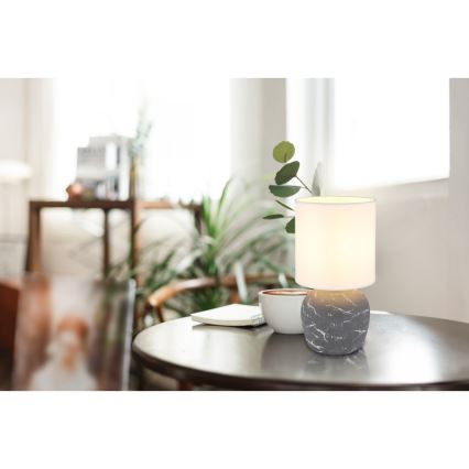 Globo - Bordlampe 1xE14/40W/230V grå