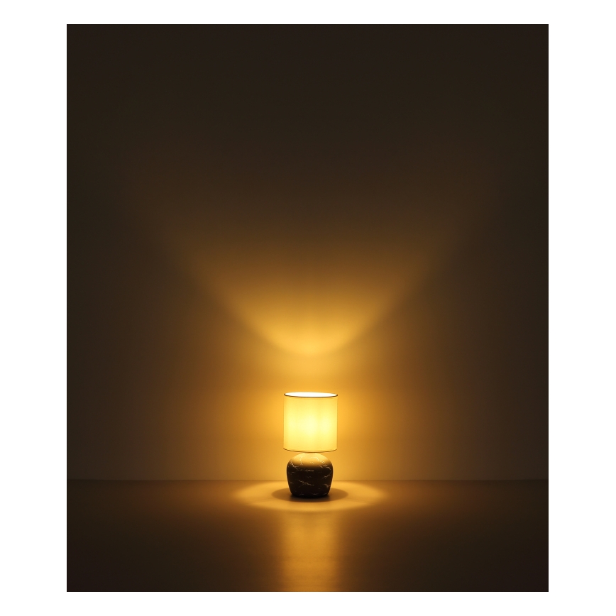 Globo - Bordlampe 1xE14/40W/230V grå