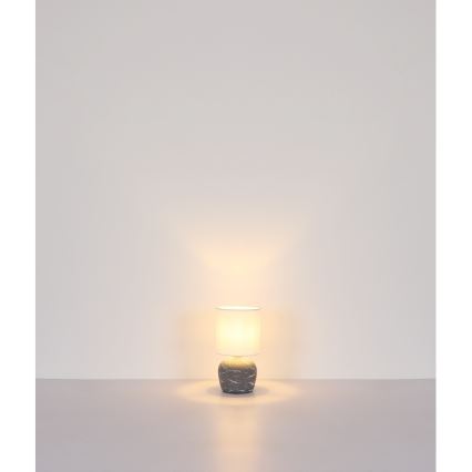 Globo - Bordlampe 1xE14/40W/230V grå
