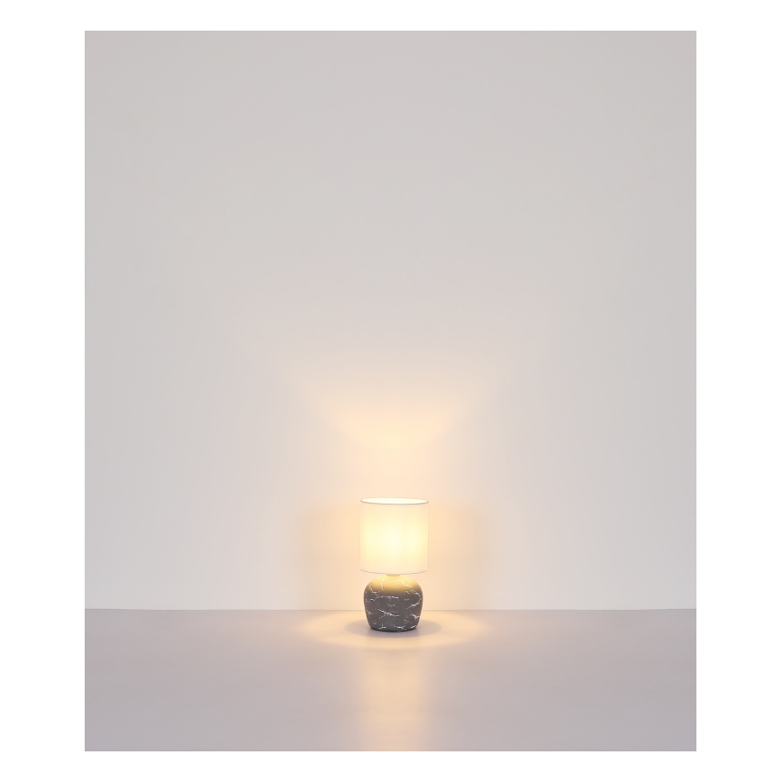 Globo - Bordlampe 1xE14/40W/230V grå