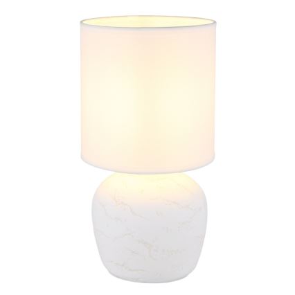 Globo - Bordlampe 1xE14/40W/230V hvid