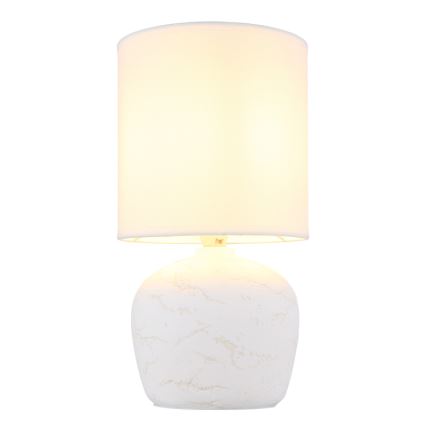 Globo - Bordlampe 1xE14/40W/230V hvid