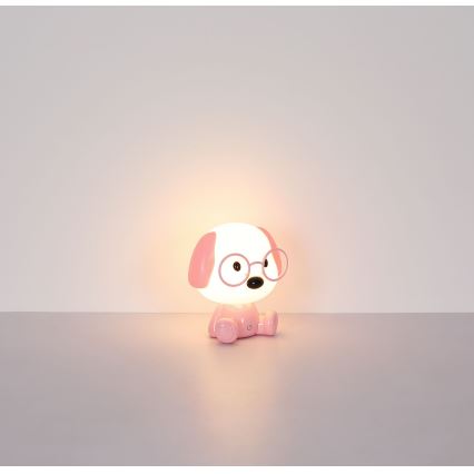 Globo - LED Dæmpbar genopladelig børnenatlampe LED/1W/5V 500 mAh lyserød