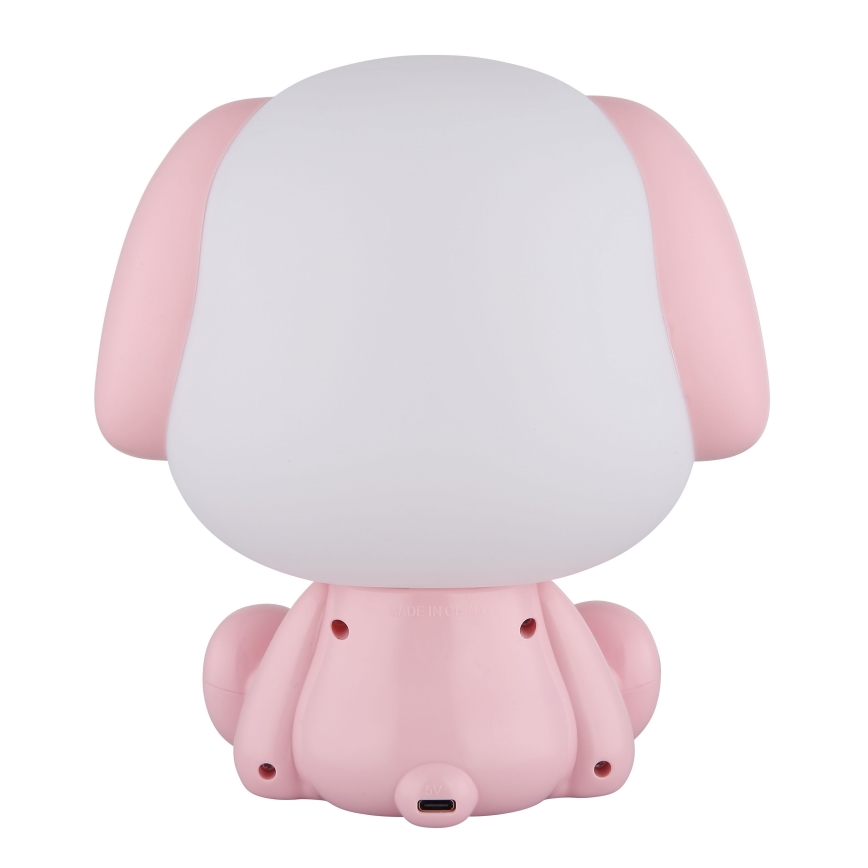 Globo - LED Dæmpbar genopladelig børnenatlampe LED/1W/5V 500 mAh lyserød