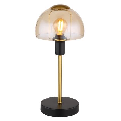 Globo - Bord touch-funktion lampe 1xE14/25W/230V sort/guldfarvet