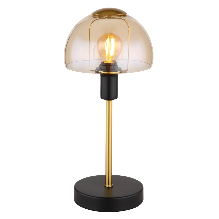 Globo - Bord touch-funktion lampe 1xE14/25W/230V sort/guldfarvet