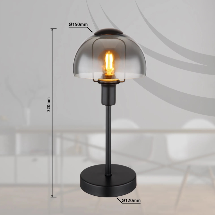 Globo - Bord touch-funktion lampe 1xE14/25W/230V sort