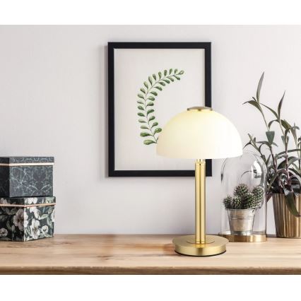 Globo - LED dæmpbar berøringsbetjent bordlampe LED/7W/230V 3000K messing