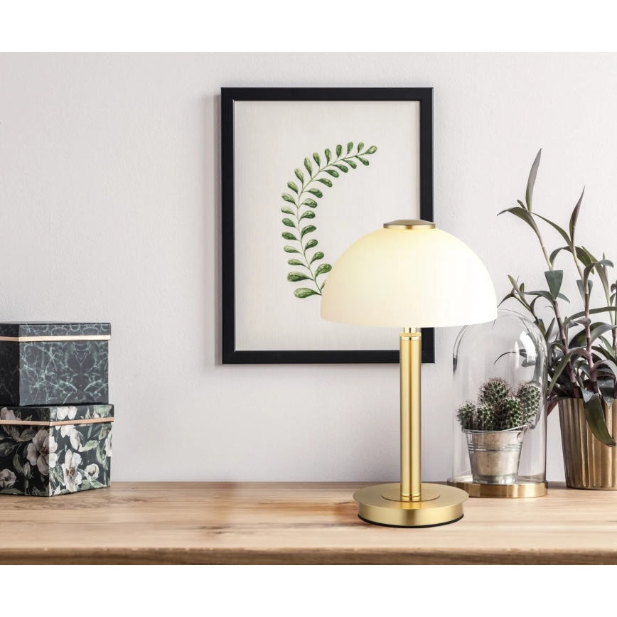 Globo - LED dæmpbar berøringsbetjent bordlampe LED/7W/230V 3000K messing