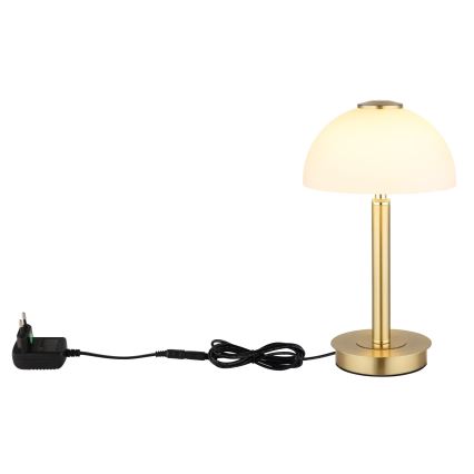 Globo - LED dæmpbar berøringsbetjent bordlampe LED/7W/230V 3000K messing
