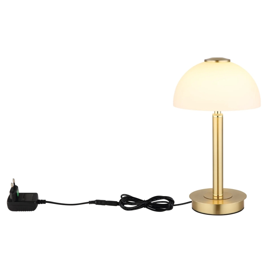 Globo - LED dæmpbar berøringsbetjent bordlampe LED/7W/230V 3000K messing