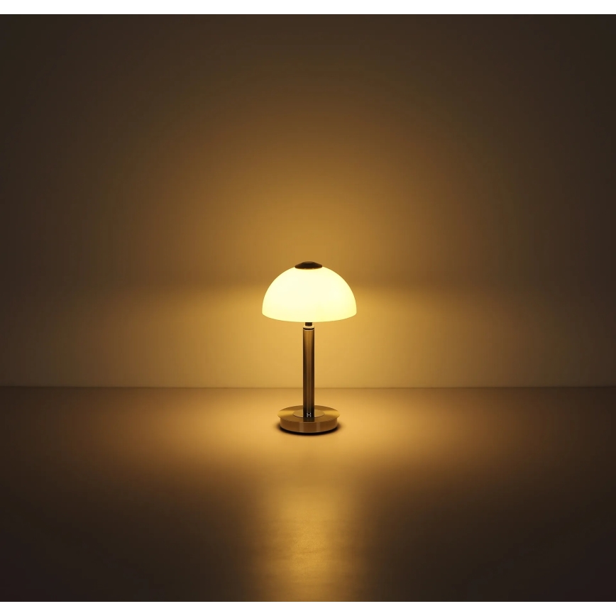 Globo - Dæmpbar LED-bordlampe med touch-funktion LED/7W/230V 3000K mat krom