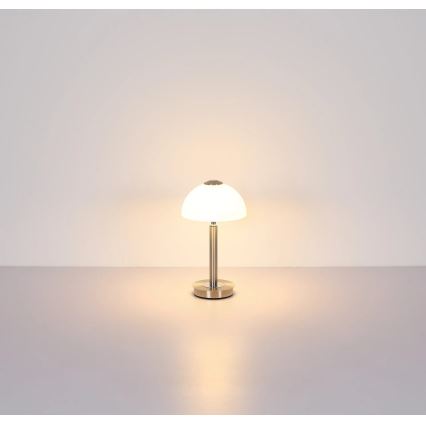 Globo - Dæmpbar LED-bordlampe med touch-funktion LED/7W/230V 3000K mat krom