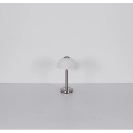 Globo - Dæmpbar LED-bordlampe med touch-funktion LED/7W/230V 3000K mat krom
